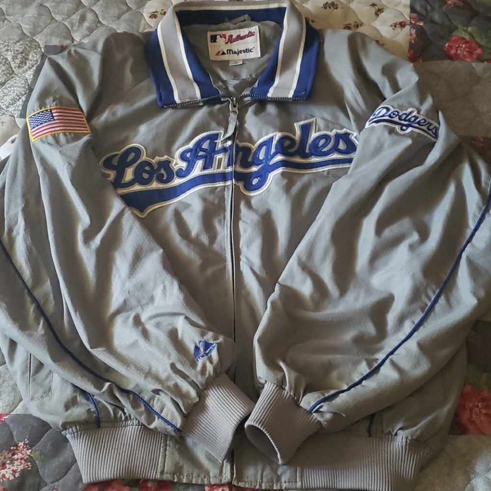 Dodgers lightweight majestic jacket Large